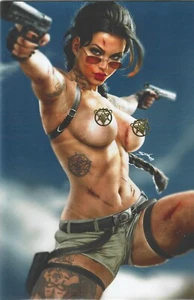 Jinkies #2 Preview Shikarii Raider Girl Patreon Exclusive Naught Virgin w/coa - Picture 1 of 2