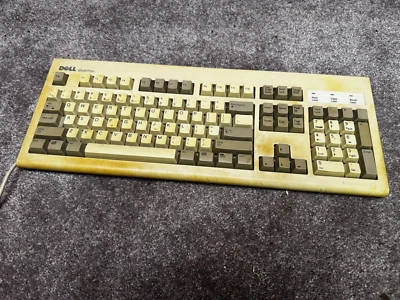 Dell Quietkey Wired Keyboard Mechanical Model SK-8000 PS/2 - Image 1 of 2