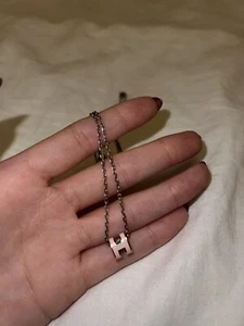 Hermes Mini Pop H Pink necklace - Picture 1 of 3