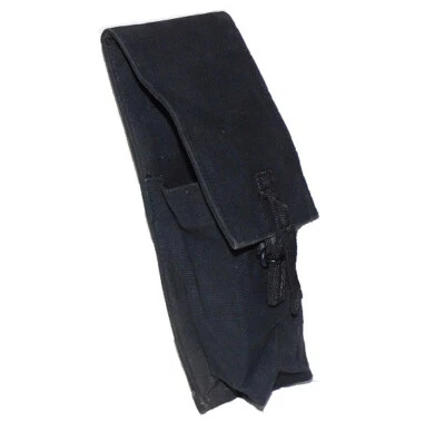 Große Koppeltasche Britische Polizei Gürteltasche Schwarz Canvas Armee Tasche - Bild 1 von 4