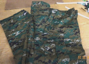 Neu USMC WOODLAND MARPAT KAMPFHOSE XL REG. MFG. FUCHS GUT GEMACHT - Bild 1 von 6