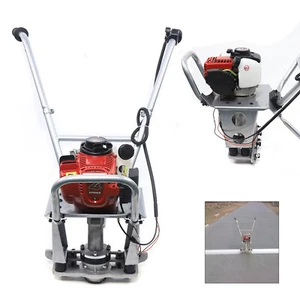 38.5CC Walk Behind Concrete Vibratong Trowel Cement Surface Smoother Finisher - Picture 1 of 12