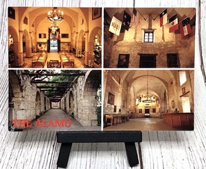 The Alamo Interior San Antonio Texas TX MultiView Postcard - Picture 1 of 4