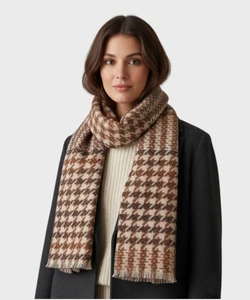 Andrea's 1947 sciarpa Jules, rust 8616.RUST - Picture 1 of 5