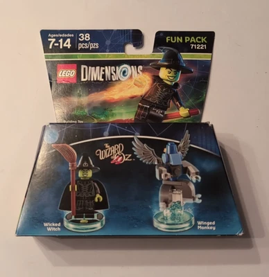 LEGO Dimensions Mago de Oz Bruja Malvada Fun Pack 71221 Mono Alado NUEVO Foto 1 de 4