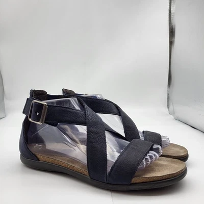 Naot Rianna Sandalias Azul Marino Tiras Nubuck Comodidad Talla 40 Mujer 9 Gladiador Foto 1 de 4