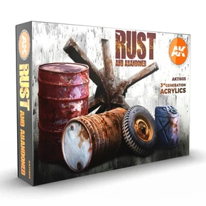 AK Interactive 3rd Gen Acrylic Rust & Abandoned Set - Picture 1 of 3