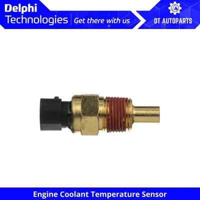 For 2001-2006 GMC Sierra 3500 6.6L V8 Engine Coolant Temperature Sensor Delphi - Image 1 of 4