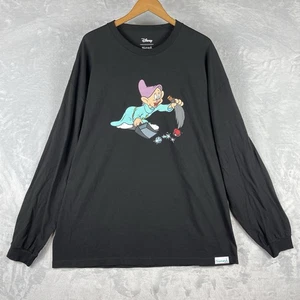 Diamond Supply Co Seven Dwarfs Dopey 3XL Disney Neu ohne Etikett NEU Langarm Schwarz - Bild 1 von 8