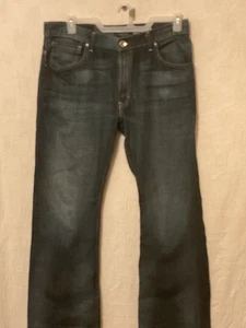 1990's Mens Vintage Levi Silver Tab Blue Jeans 34/32 Boot Cut - Picture 1 of 15