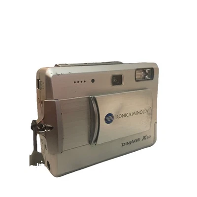 Konica Minolta Dimage X50 5.0MP Digital Camera Silver UNTESTED No Charger - Image 1 of 4