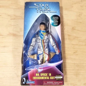 ⭐🛸 1998 Playmates Star Trek Mr. Spock 9" Figure In Environmental Suit 🛸⭐ - Picture 1 of 2