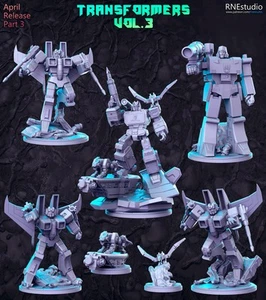 Disguised Robots 3 DnD Miniature, Tabletop RPG DnD Mini, D&D Figurines, Fantasy - Picture 1 of 16