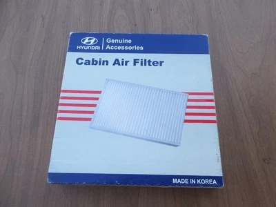 Новый подлинный воздушный фильтр для салона Hyundai для моделей 07–18 Hyundai Kia Elantra FF - Изображение 1 из 2