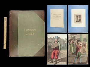 1804 STUNNING Illustrations from Modern London Cries 1st FOLIO Color Engravings - Picture 1 of 24