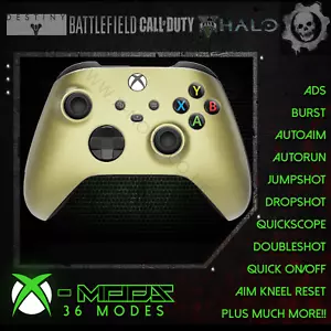 XBOX ONE SERIES RAPID FIRE CONTROLLER - CARNAGE MOD 2.0 - CHAMPAGNE GOLD - Picture 1 of 7