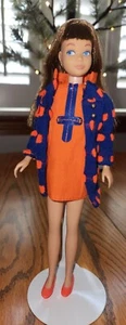 Vintage Mattel Skipper Schmalbein Brünette Puppe - Bild 1 von 5