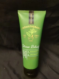 Bath & Body Works Aromatherapy Stress Relief Eucalyptus Spearmint Body Cream 8oz - Picture 1 of 4