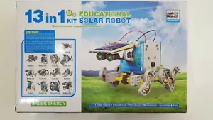 Solar Robot Kit 13 In 1 Educational STEM Toys Powered Building Kites DIY Science - Picture 1 of 4