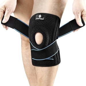 NEENCA Knee Brace with Side Stabilizers Patella Gel Pads, Adjustable Compression - Picture 1 of 1