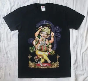 T-Shirt Dancing Ganesh Medium schwarz - Bild 1 von 2
