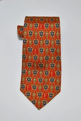 Harrods by Michelsons 100% Corbata Geométrica Multi Colores Patten Inglaterra Foto 1 de 4