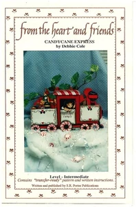 1992 From the Heart and Friends Candycane Express Transfer and Instructions - Picture 1 of 3