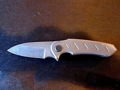 Aleta táctica de titanio con bloqueo de marco Vendetta personalizada nueva única de 365 cuchillos Foto 1 de 4