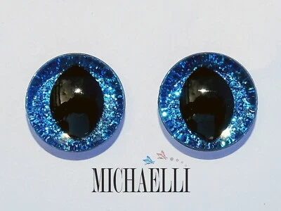 3D Katzenaugen, Sicherheitsaugen für Häkeltiere - 1 Paar - Bild 1 von 2