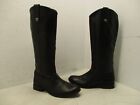 Frye Mexico Black Leather Knee High Riding Boots Womens Size 6.5 B Style 77167