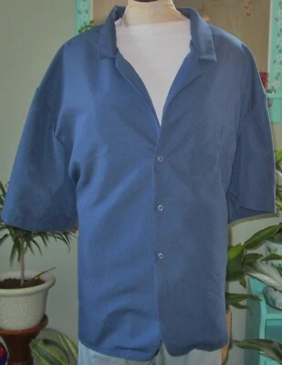 Best Medical S/S Lab Coat W/ Snaps & Top Pocket 30" Length Navy Sz 5X - Image 1 of 4