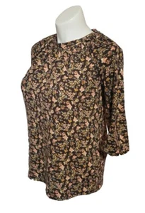 Vintage Denim And Company Damen XS 3/4 Arm Hemd mit Blumenmuster... - Bild 1 von 7