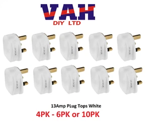 Plug Top 13A UK Fused Plug Top | BS1363 British Standard 13 Amp - Picture 1 of 7