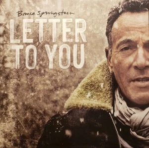 BRUCE SPRINGSTEEN 33 RPM 12" - Letter To You 2 LP BLACK W/WHITE SPLATTER VINYL - Picture 1 of 2