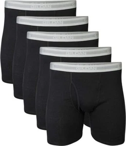 Gildan Herren Unterwäsche Boxershorts, schwarz 5er-Pack - Bild 1 von 7