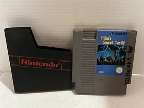 MILON'S SECRET CASTLE WITH NINTENDO CASE NES GAME