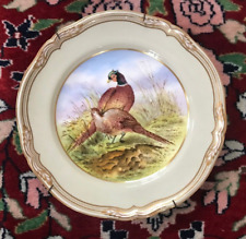 Spode  GIFTWARE  GAME BIRDS PLATE hand painted by C Booth Fine Bone  ENGLAND