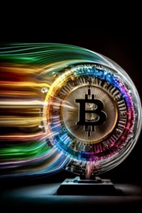 * BIT COIN * Incredible Crypto Currency Artwork, Multiple sized Poster / Prints - Foto 1 di 1