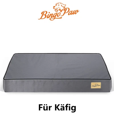 Hundekäfig Matte Matratze Hundebett orthopädisch waschbar wasserdicht Kissen