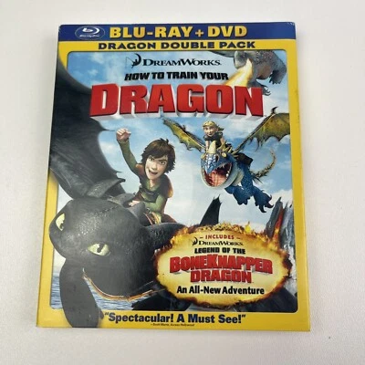 How to Train Your Dragon Blu Ray DVD 2010 Dreamworks Slipcover Movie - Image 1 of 4