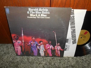 HERALD MELVIN  & THE BLUE NOTES BLACK & BLUE SOUL LP - Imagen 1 de 5