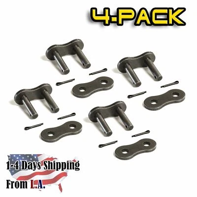 100H Heavy Duty Roller Chain Connecting Link (4PCS) - Image 1 of 4