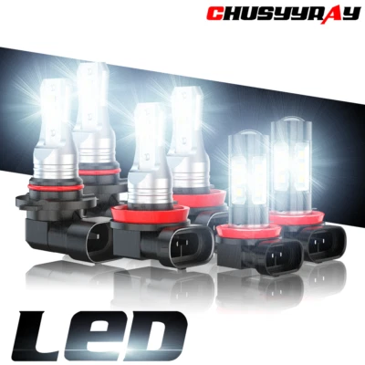 Kit de 6 faros antiniebla LED de haz alto bajo para Toyota Sienna 2011-2020 Foto 1 de 4