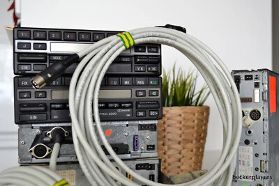 Becker 8 pinos CABO 3m México CD Grand Prix 2000 rádio receptor amplificador trocador - Imagem 1 de 4