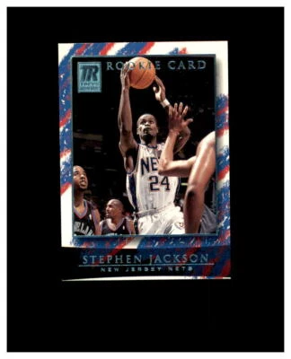 2000-01 TOPPS RESERVE STEPHEN JACKSON #133 ROOKIE 1026/1499 NEW JERSEY NETS - Image 1 of 2