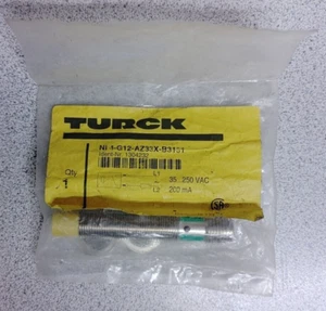 TURCK NI4-G12-AZ33X-B3131 12mm PROXIMITY SENSOR 200mA 35-250VAC SN:4mm NEW!! - Picture 1 of 2
