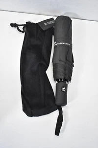 SY Compact Travel Umbrella Windproof Lightweight Portable Black Automatic - Picture 1 of 4