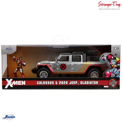 Jada JAD33363 - 1/32 MARVEL X-MEN JEEP GLADIADOR CON FIGURA COLOSO Foto 1 de 4