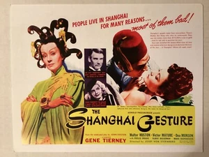 SHANGHAI GESTURE 1941 TC 11x14 FILM NOIR REPRODUCTION LOBBY CARD - Picture 1 of 1