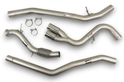 Exhaust line FULL TUBE + downpipe BMW 116d 118d 120d 123d E81 E87 catback - Image 1 of 4